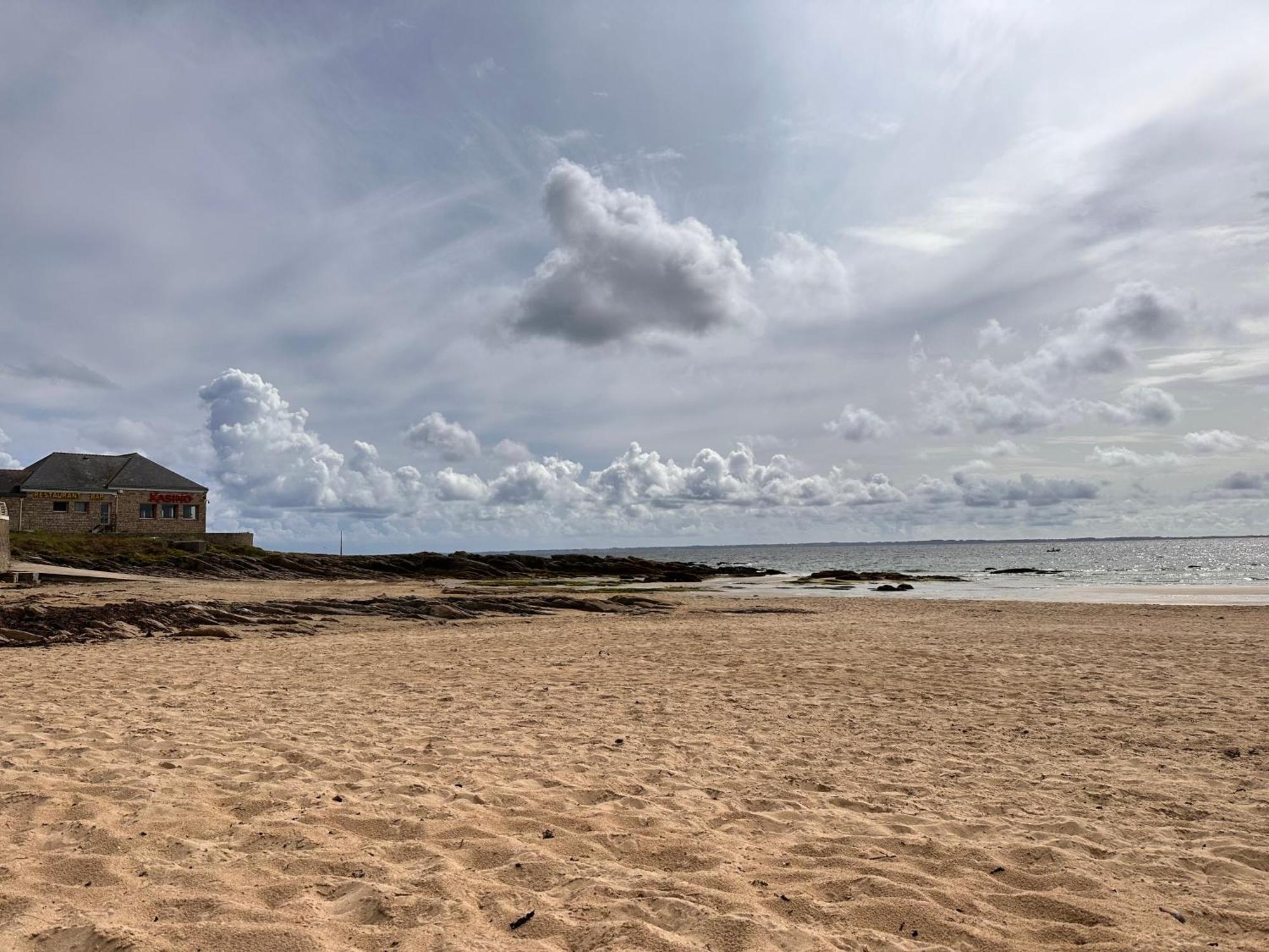 Appartement Vue Sur Mer, A Deux Pas De La Plage Port-Haliguen Exterior foto