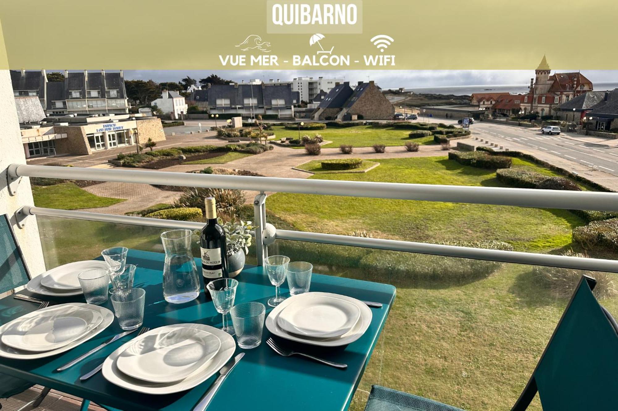 Appartement Vue Sur Mer, A Deux Pas De La Plage Port-Haliguen Exterior foto